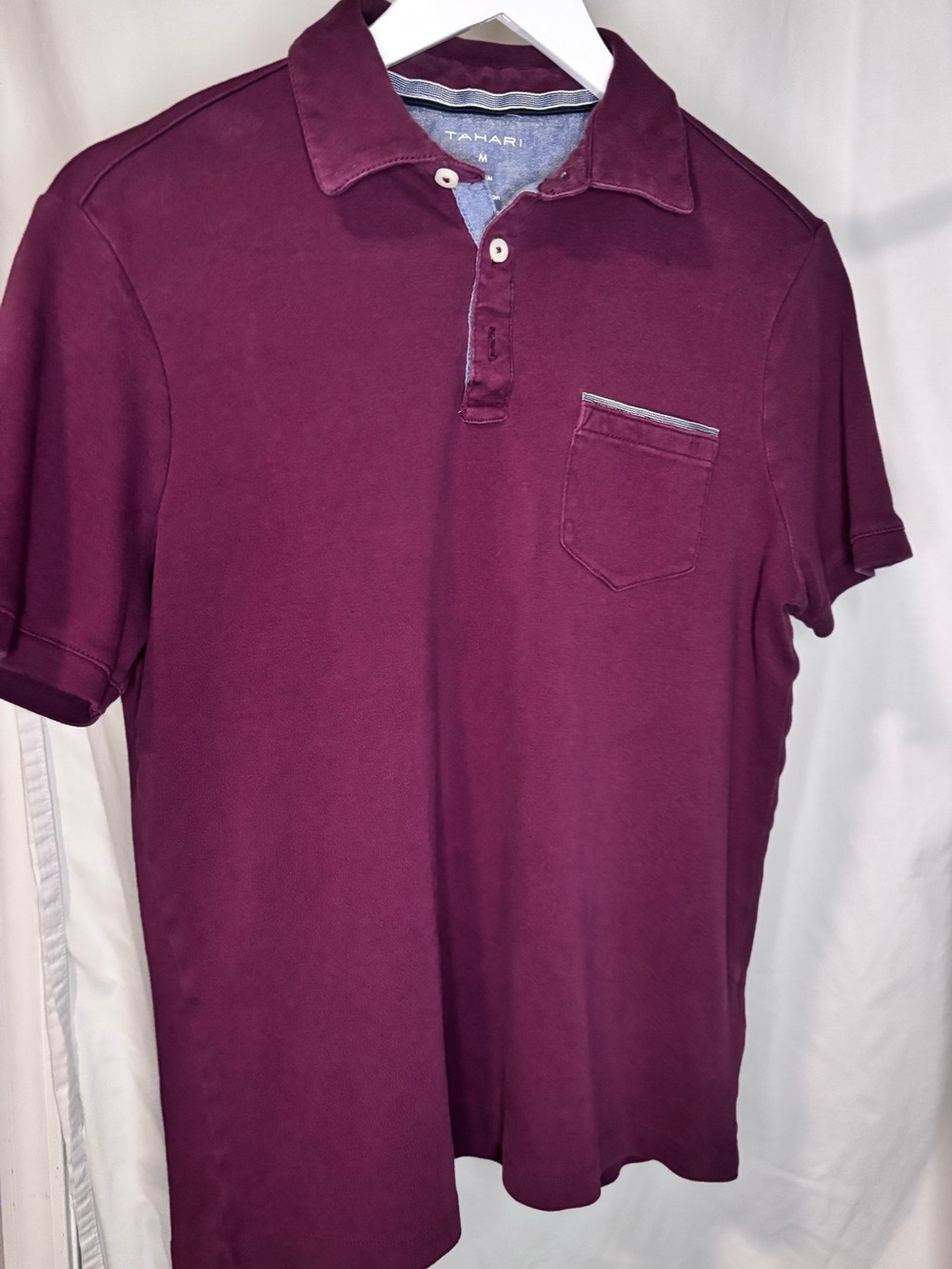 Tahari Men's Polo Shirt - Plum